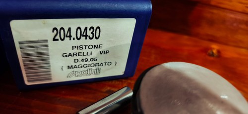 Raro pistone polini garelli - pistone,