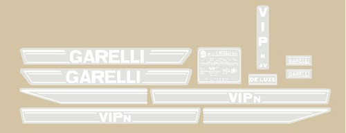 Adesivi garelli vip - n, 4v
