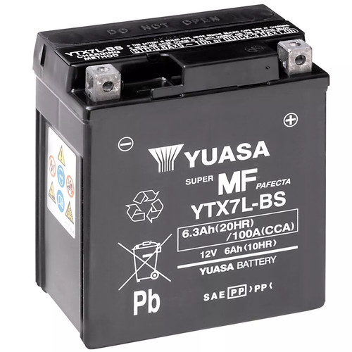 Batteria yuasa ytx7l 12v - yuasa, ytx7l-bs